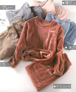 インナー・ルームウェア | フリースパジャマ 上下セット レディース