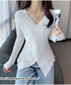ニット・セーター | カットソー ニット レディース リブニット 長袖 秋冬 春 トップス スリム ストレッチ インナー 無地 着痩せ 通学通勤 長袖カットソー 長袖ニット プルオーバー