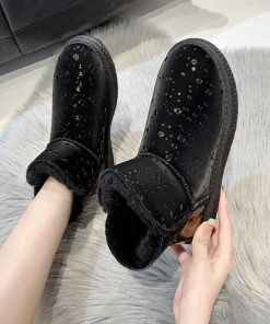 ムートンブーツ | 裏起毛 ショートブーツ