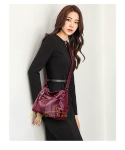 女性用バッグ | ショルダーバッグ レディース おしゃれ かわいい レザー 斜めがけ 通学 2way肩掛けバッグ 通勤 韓国風 シンプル 上品 2021作 20代30代40代50代 ママ トレンド