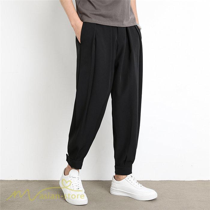 チノパン | テーパードパンツ メンズ 無地 ロング丈 夏新作 サマーパンツ 上品 ウエストゴム テーパード 春 夏 カジュアルパンツシンプル 上品 おしゃれ 秋 メンズスタイル