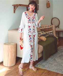 マキシ | ロングワンピース マキシワンピース エスニック リゾート ワンピ 長 カジュアル 大人 夏 秋 20代 30代 40代 ゆったり 体型カバー きれいめ Aライン 50代 着痩せ