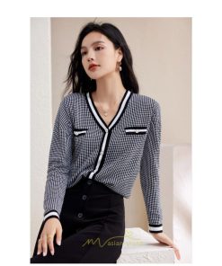 シャツ・ブラウス | ブラウス シャツ レディース 上品 ブラウス きれいめ 通勤 OL ビジネス ゆったり ボーダー柄 ニット オフィス 2022新作 秋服 キレイめ 20代30代40代50代