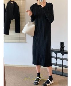 ニットワンピース | レディース 冬 きれいめ ニットフレア ロング おしゃれ 秋冬 送料無料 20代30代40代50代 可愛い おしゃれ 同窓会 通勤 女子会 デート