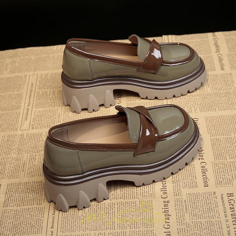 ローファー | 厚底 靴 オフィス 学生 通勤 通学 カジュアル パンプス 太ヒール 春 夏 秋 冬 学生靴 送料無料 コンフォート 学校 フォーマル 疲れにくい 痛くない