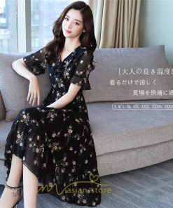 マキシ | ワンピース レディース 夏 体型カバー 着痩せ 韓国風 30代 40代 50代 通勤 OL デート 新作 2022 キレイめ おしゃれ ゆったり お出かけ 夏ワンピース 二次会