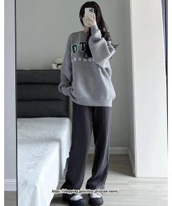 ワイドパンツ | スウェットパンツ レディース ロングパンツ 長ズボン ボトムス 綿 コットン ウエストゴム スウェット 部屋着 カジュアル 無地 ルームウエア 動きやすい シンプル