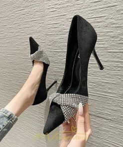 パンプス | 痛くない ハイヒール 走れる ポインテッドトゥ 疲れない 黒 5.5cm 7.5cm 9cmヒール スエード 合成皮革 OL 歩きやすい 楽 通勤 フォーマル