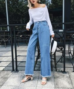 ジーンズ、デニム | 短納期ワイドパンツ デニムパンツ ロングパンツ ジーンズ パンツ 大きいサイズ ハイウエスト 2019新作 ストレッチ レディースボトムス デニムズボン