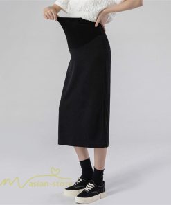 スカート | マタニティ妊婦妊娠タイト産前産後 マタニティウエア 春 夏 ひざ下丈 ゆったり カジュアル マタニティ ウエスト調整 妊婦服 無地