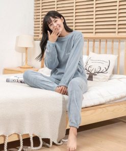 インナー・ルームウェア | フリースパジャマ 上下セット レディース