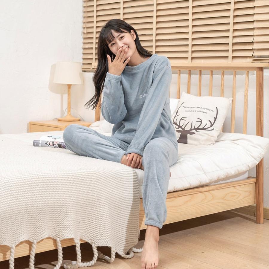 インナー・ルームウェア | フリースパジャマ 上下セット レディース