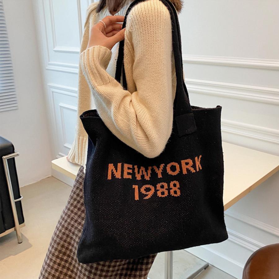 トートバッグ | ニット レディース 秋冬