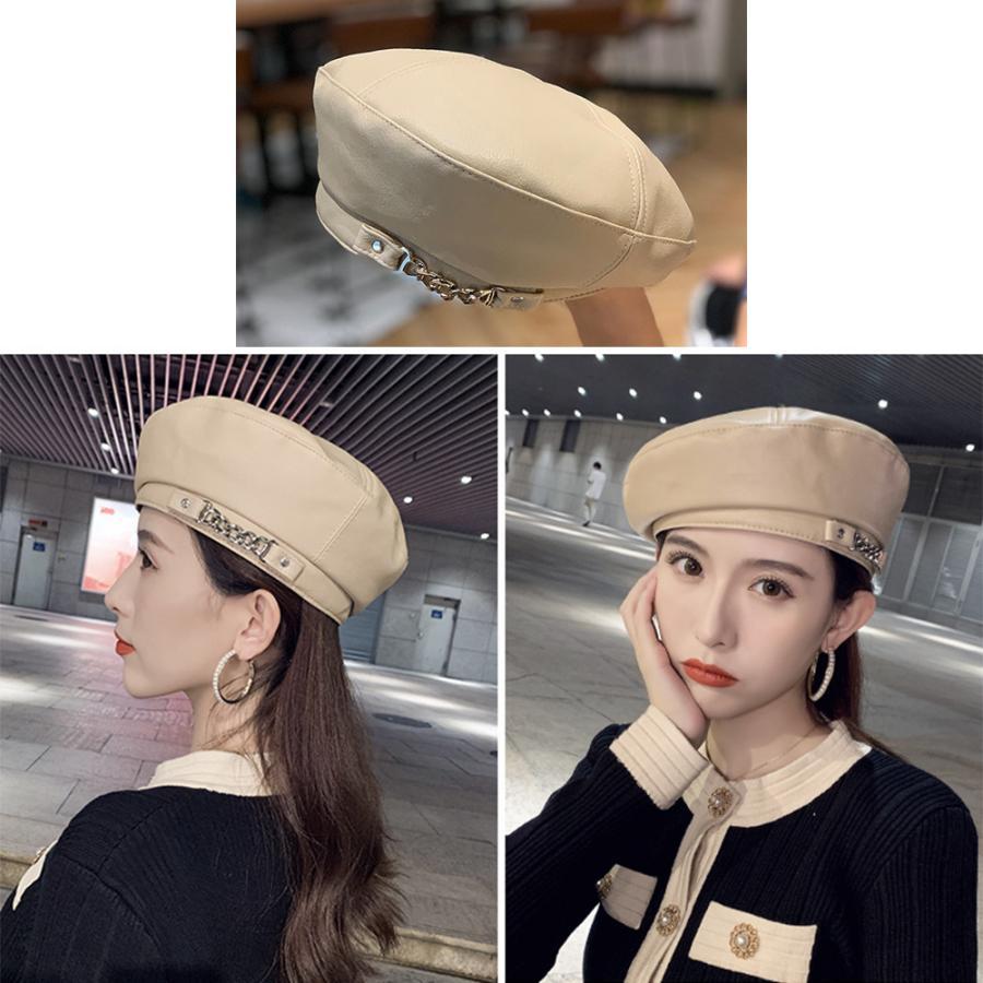 ベレー帽 | 帽子 レディース チェーン付き