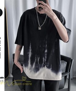 Tシャツ | カットソー メンズ 半袖 ゆったり カジュアル 半袖トップス サマー 夏新作 クルーネック 絞り染め おしゃれ ストリート カッコウイイ コットン