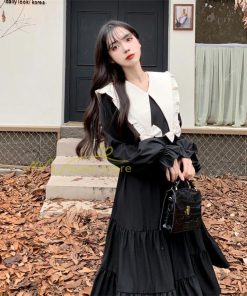 マキシ | Aラインワンピース 秋 レディース ワンピース 高級感 30代40代ワンピース 大人 カワイイ 二次会 長袖ワンピ ロングワンピース お呼ばれワンピース ミモレ丈