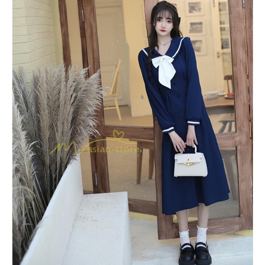 マキシ | 秋ワンピース 長袖 通学通勤 大人 可愛い ミモレ丈ワンピース 着痩せ ちょう Aラインワンピース 無地 20代30代 お呼ばれ レディース 40代 秋物 エレガント