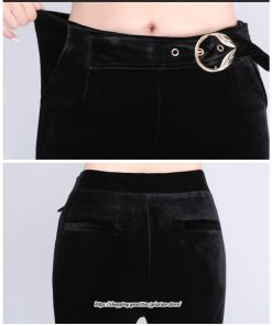 チノ・テーパード・ジョガー・スキニーパン | ロングパンツ レディース パンタロン ハイウエスト ベルベット 裏起毛 ストレート 着痩せ 通勤 OL ワイド 送料無料 オフィス 美脚ライン オシャレ ゆったり