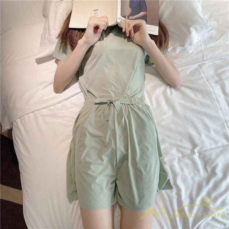 パジャマ ルームウェア | パジャマ レディース 夏 半袖 ルームウェア 涼しい 部屋着 ナイトウェア 寝間着 柔らかく軽い薄手の快適Tシャツパジャマ 薄手パジャマ 部屋着 上下セット