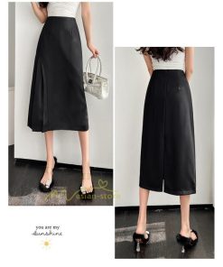 スカート | プリーツロング 春 夏 秋 マキシ ハイウエスト 着回し 20代30代40代 通勤通学 お出かけ エレガント カジュアル フェミニン 着痩せ オフィス
