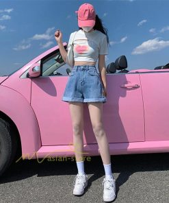 ショートパンツ | レディース ボトムス パンツ ロールアップデニム 夏新作 美脚 デニム ゆったり おしゃれ 通勤通学 20代30代40代 カジュアル お出かけ 韓国風
