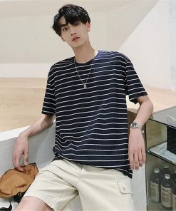 Tシャツ | カットソー メンズ 半袖 ボーダー メンズトップス 新作 夏服 サマークルーネック カジュアル 大きいサイズ 20代 40代 シンプル 30代