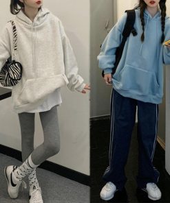 パーカ | 裏起毛パーカー レディース 韓国風秋冬