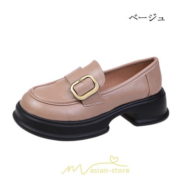 ローファー | レディース 靴 シューズ レザー調 合皮 厚底 履きやすい 韓国風 人気 クラシック 可愛い パンプス 通勤 春 夏 通学 冬 学生靴 秋