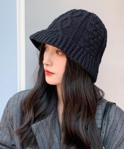 ニット帽 | ニットハット レディース 編み 韓国風