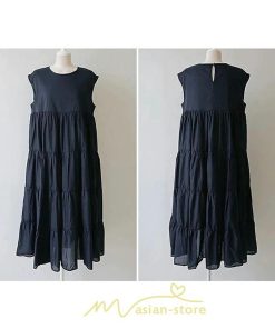 マキシ | 夏ワンピース ロングワンピース シフォンワンピース レディース ワンピ 体型カバー 50代 40代 30代 20代 可愛い 夏 春 大人 ノースリーブ 無地 涼しい