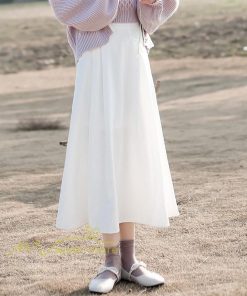 スカート | 春 夏 レディース ボトムス ロング膝下 大人 20代 30代 40代 OL ママ 母 通勤通学 お出かけ エレガント 着痩せ 上品 カジュアル シンプル