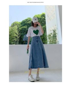 スカート | デニムロング レディース ロングボトムス フレア大きいサイズ 無地 シンプル 秋物 秋服 オシャレ キレイめ 秋冬