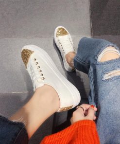 ショートブーツ | フラットシューズ レディースシューズ キャンバス ローカット スニーカー 靴 ぺたんこ キラキラ