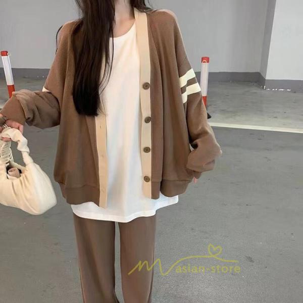 カーディガン | ニットレディース 2022秋冬 羽織り ニット アウター セーター フロントボタン 長袖 20代50代 大人 通学通勤 トップス 秋ニット