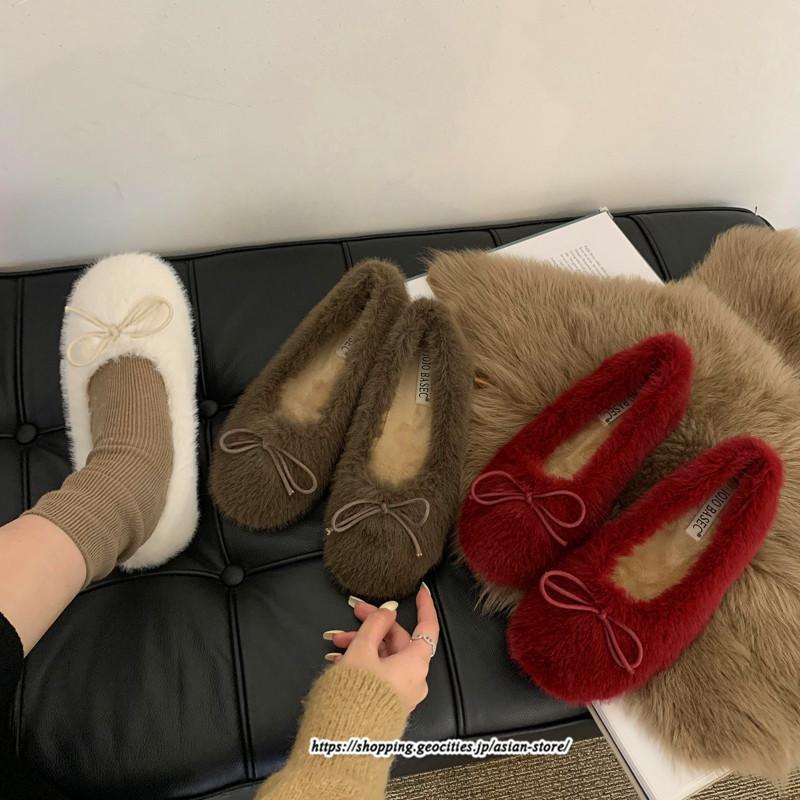ローファー | モカシン パンプス レディース 高品質 痛くない フラット スリッポン ボア ファー フラット おしゃれ 秋 痛くない ふわふわ 柔らかい 歩きやすい 冬