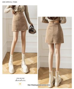スカート | レディース 春秋冬 ショート丈 ハイウエスト ミニタイト無地 シンプル ボトムス 通勤 キュロット オシャレ セクシー