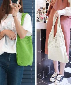 トートバッグ | ニット編み バッグ鞄かばん