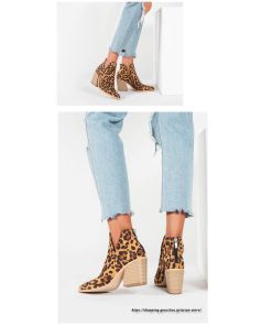 ショートブーツ | 大きいサイズ26.5cm レディース 上品 ブーツ 秋冬 春 チャンキーヒール 太ヒール ポインテッドトゥ 黒ブーツ ハイヒール 大人 後ろファスナー