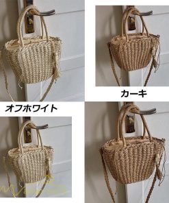 女性用バッグ | カゴバッグ トートバッグ 鞄 夏 かごバッグ レディース ピクニック アウトドア 海 手持ち 手提げ 編み 夏 サマーバッグ 40代 30代 50代 おしゃれ 軽量 旅行