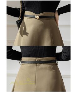 スカート | Aラインレディース 着痩せ 大人 カジュアル 秋冬コーデ 無地 40代 50代 大きいサイズ ひざ丈 膝丈 20代 ハイウエスト きれいめ 30代 大人