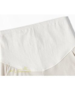 パンツ レギンス | パンツ マタニティウェア レディース マタニティパンツ ウエスト調整 着痩せ ゆったり ウエストゴム 裾口スリット ワイドパンツ 無地 秋 春 夏 きれいめ 上品