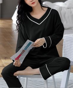 インナー・ルームウェア | 長袖 ルームウェア 上下セット 韓国風