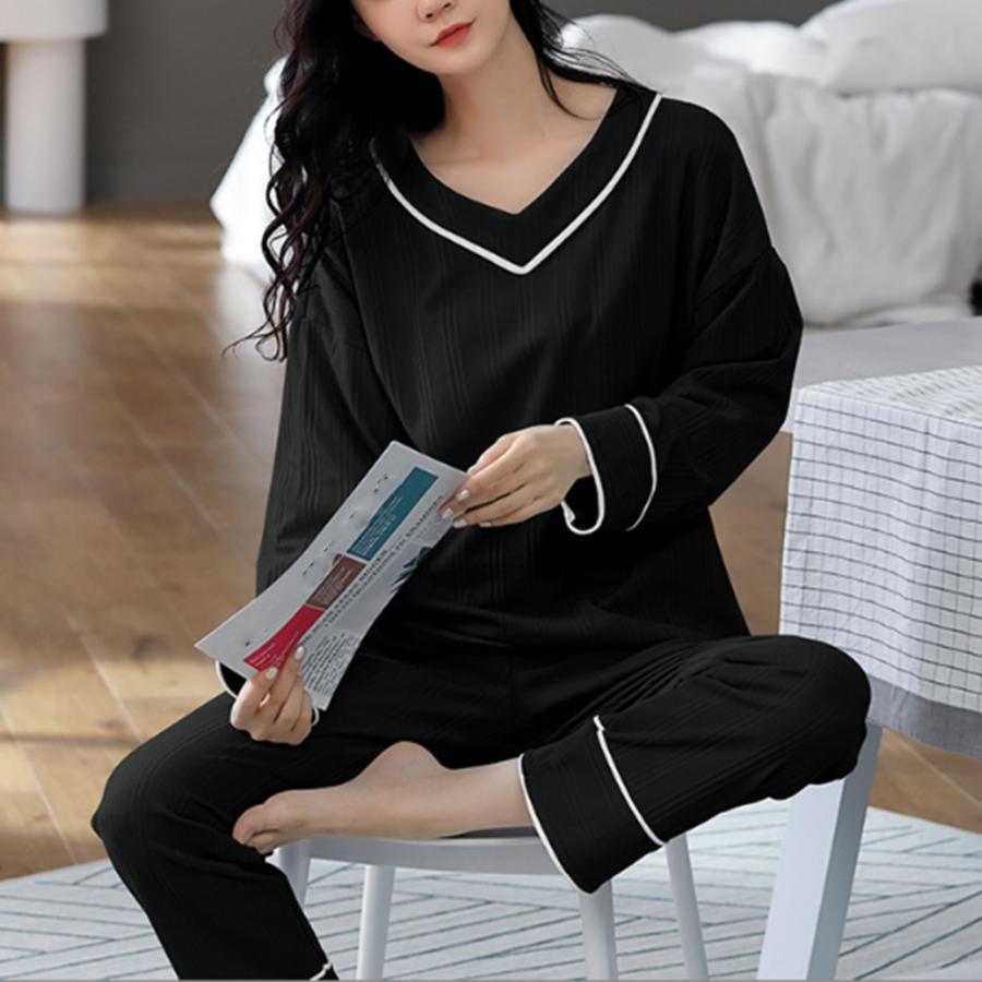 インナー・ルームウェア | 長袖 ルームウェア 上下セット 韓国風