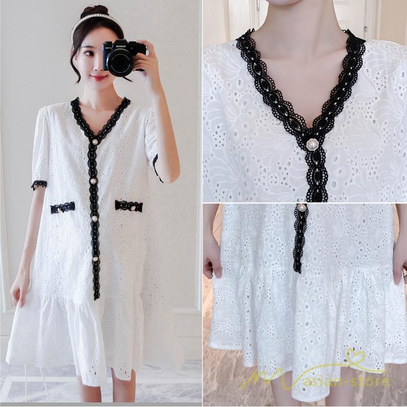 ワンピース | マタニティ 半袖 ママ服 妊娠服 産前 産後 マタニティ服 マタニティウェア 夏コーデ マタニティワンピ 通勤着 マタニティ アウトドア