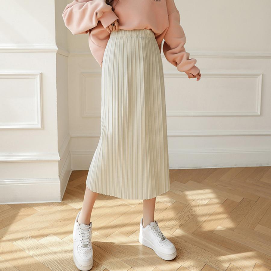 ロングスカート | タイトスカート プリーツスカート 韓国風