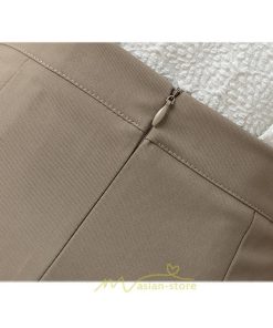 スカート | ひざ丈 ひざ下 ハイウエスト Aライン レディース エレガント レトロ風 着痩せ 上品 トレンド ゆったり 女子会 OL フォーマル 通勤 ビジネス 就活