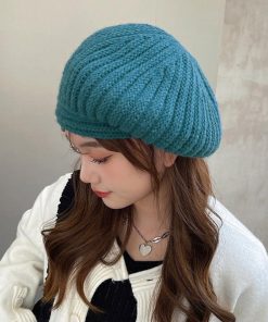 ベレー帽 | リブ編みニットニットキャップ