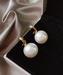 その他アクセサリー | 大粒パールピアス レディース 上品耳飾り