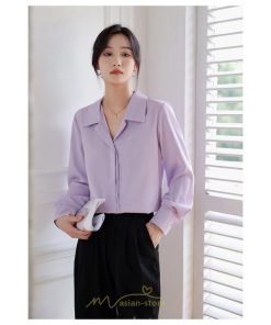 シャツ・ブラウス | ブラウス レディース シャツ きれいめ 40代 春夏 秋 長袖 着痩せ オシャレ 韓国風 大人 30代 50代 40代 就活 OL 母 オフィス ママ ビジネス 通勤