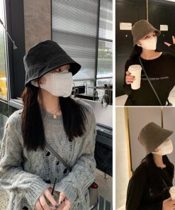 帽子 | ステッチバケットハット レディース韓国風